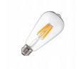 Żarówka LED E27 Filament 12W Edison Ozdobna Ciepła